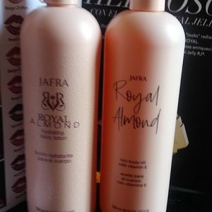 Royal Almond loción hidratante y rich oil